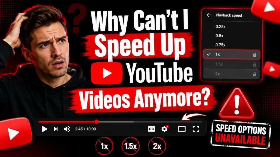 Why Can't I Speed Up YouTube Videos Anymore? (2026 Fixes That Actually Work)