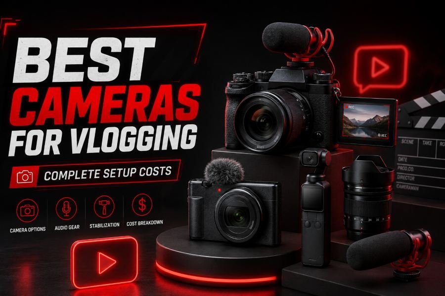Best Cameras for Vlogging in 2026: Complete Setup Costs
