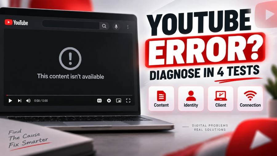 This Content Isn’t Available YouTube Error: Diagnose It Before You Fix It